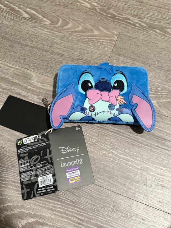 Loungefly Handbags - Loungefly Disney Stitch and Scrump Summer Convention 2023 LE flap wallet